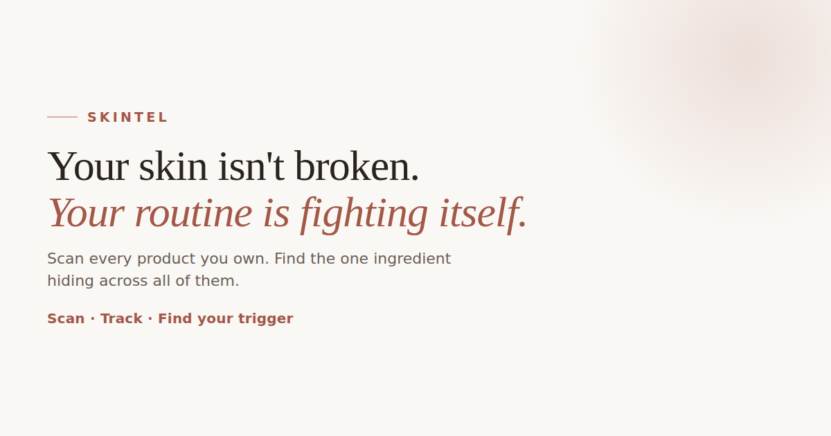 I made a site that names the shared ingredients in the products that broke you out